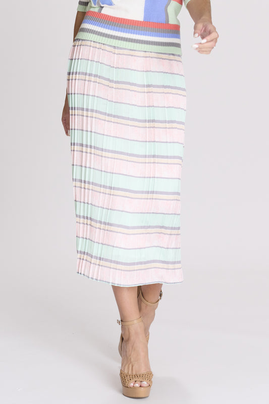 Pastel Stripe Skirt