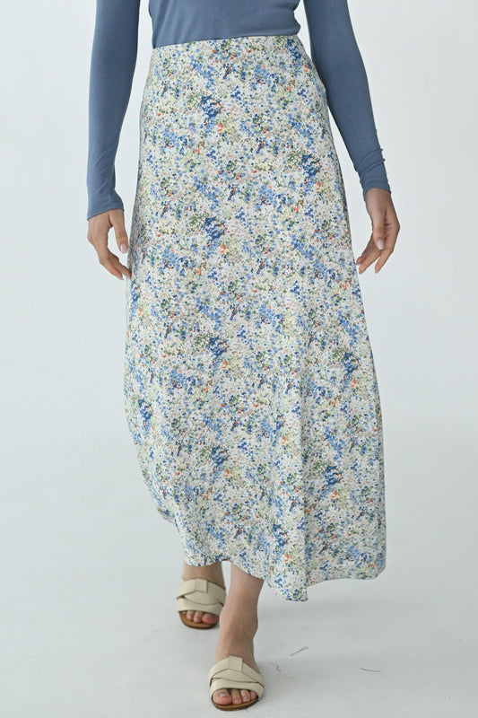 Floral maxi skirt